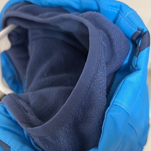 NWT Cat & Jack Vibrant Blue Infant Snowsuit with a Rocket Print - Picture 9 of 12